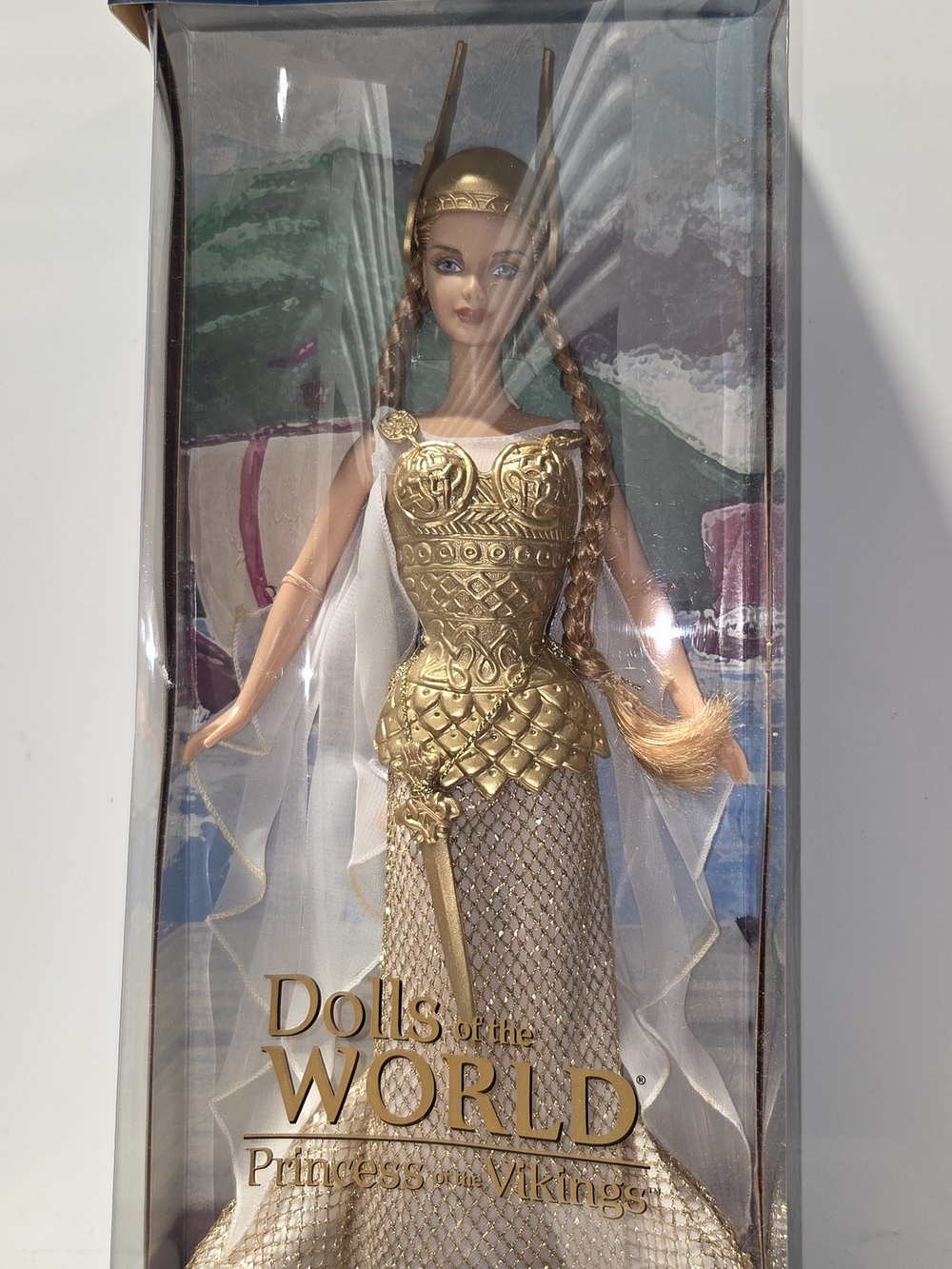 Dolls of the World "Princess of the Vikings" Gold Armor Doll